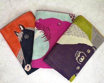 moritaMiW × Kusubashi Monori 4-Ply Gauze Cotton Towel | Japanese Multi-Use Cloth (53x53cm)