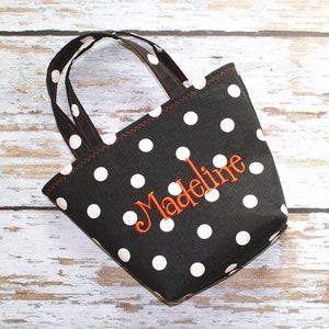 Boo Halloween Trick or Treat Tote Bag, Halloween Tote Bag, Can Be Personalized image 3