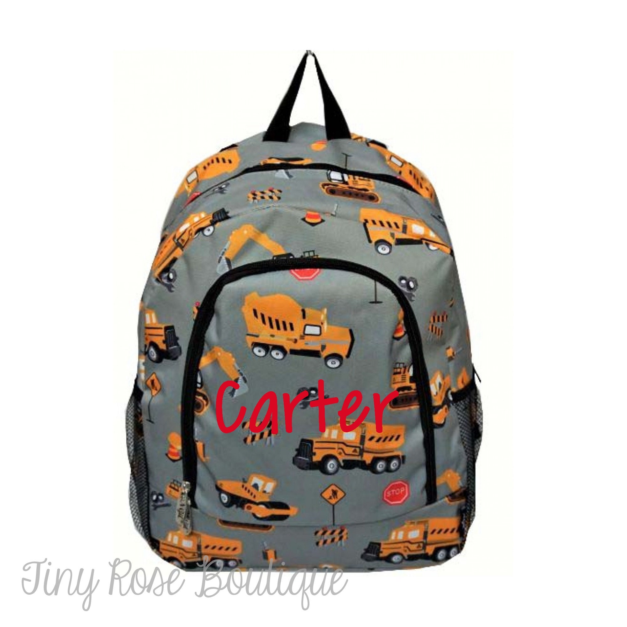 monogrammed school backpacks