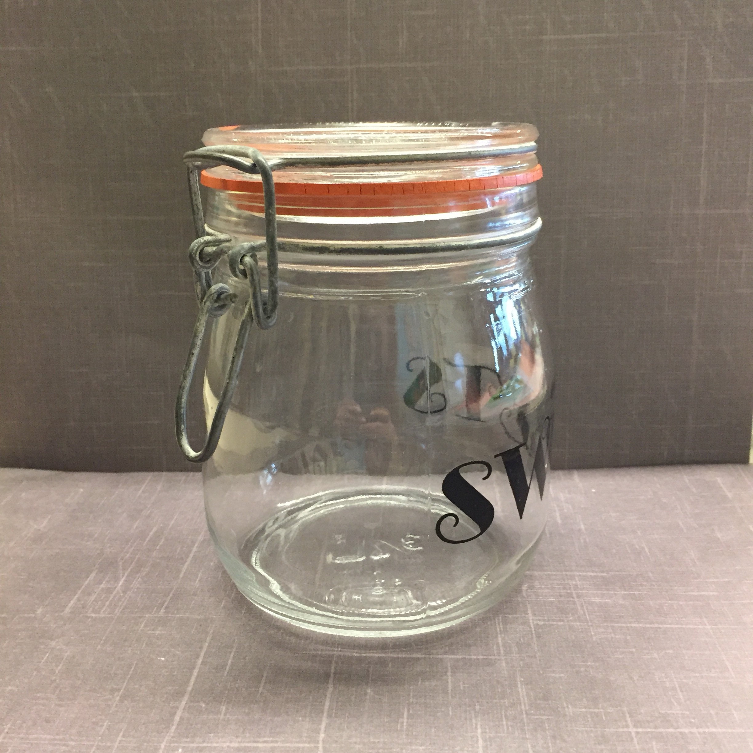 Vintage Canister Jar in excellent condition for all your Etsy