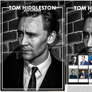 Tom Hiddleston 2026 Calendar - Etsy - 2026 Tom Blake