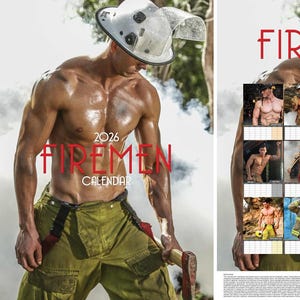Firemen 2026 Calendar, A3 Size 30 x 42 cm, 12 Months of Great Photography