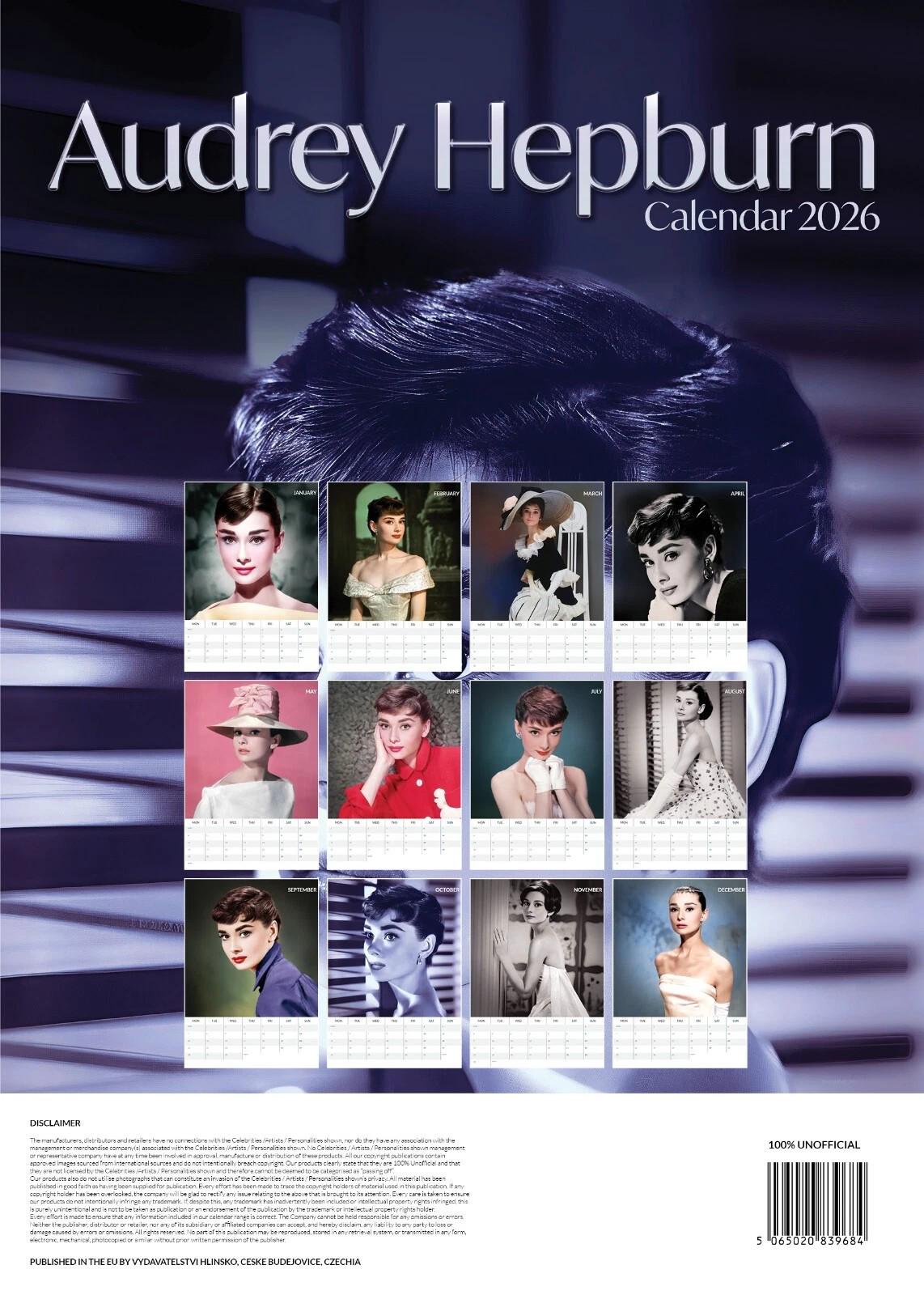 Calendrier Mural 2026 D Lipa – Format A3 (30x42 Cm), 12 Mois Avec Grandes Photos Professionnelles, Planning Annuel