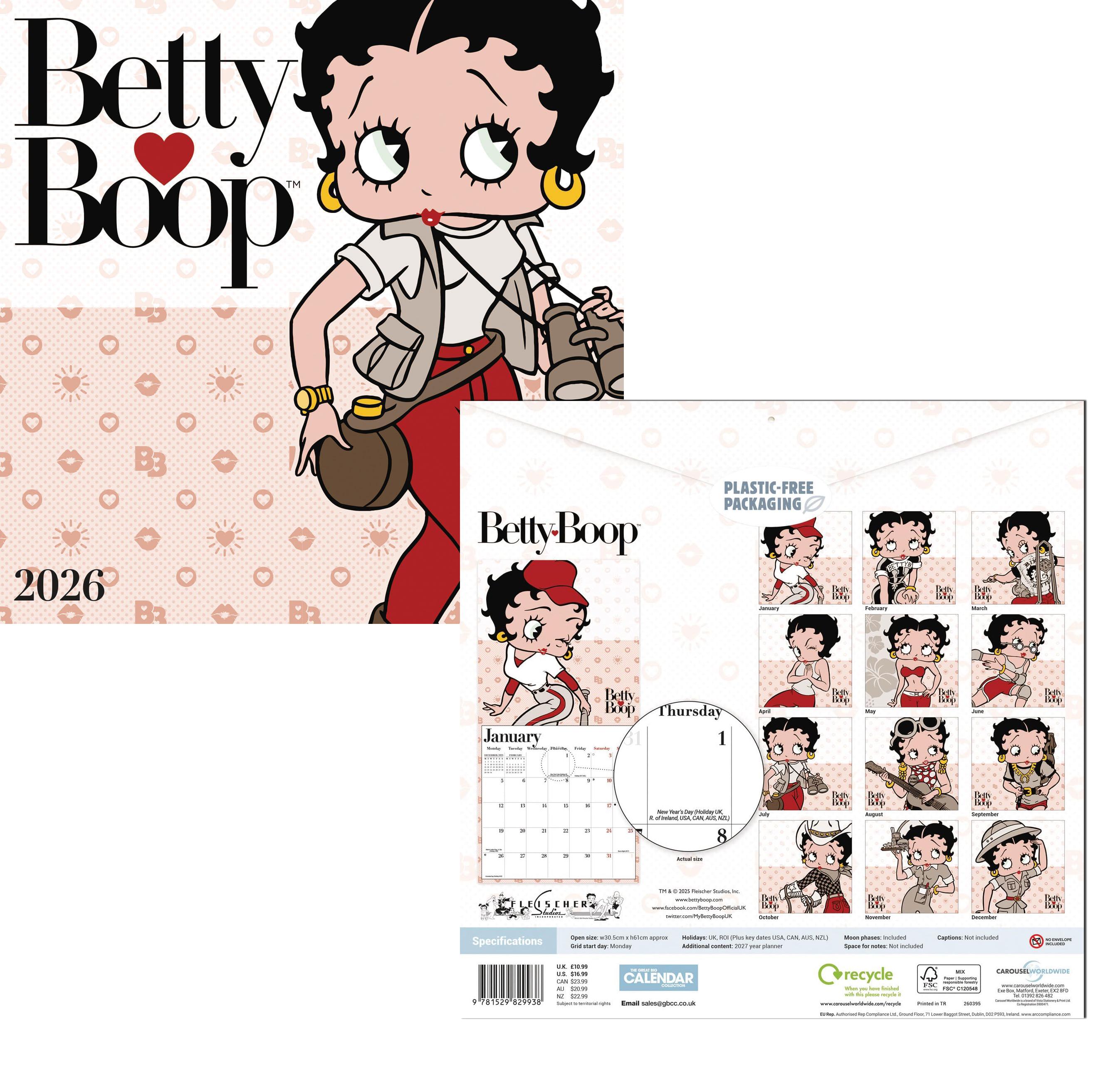 Betty Boop Calendar Figurines - Etsy
