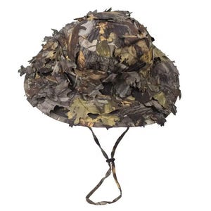 Men’s 3D Camo Boonie Hat – Tactical Ghillie Sniper Cap for Hunting, Fishing & Outdoor Sun Protection
