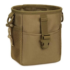 Molle Tactical Dump Pouch: Waterproof Nylon Ammo Bag for Airsoft & Hunting