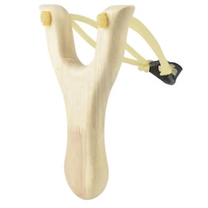 Tirachinas portátil de madera: juguete de caza al aire libre para niños y adultos, divertido juego para padres e hijos.