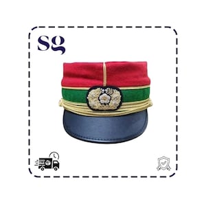 Japanese Army Kepi: Taipei-Style Wool Replica - Collector&#39;s Military Hat