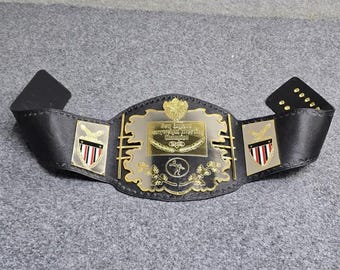 Custom Wrestling Championship Belt Personalized Faux Leather Title Trophy Award for Pro Wrestling MMA Boxing Winners Prize Gift
