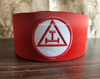 スコットランド式フリーメーソン32階級キャップ：手刺繍の翼アップ