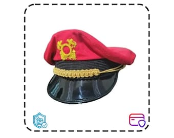 Replica Skipper Captain Yacht Hat: Nautical Sailor Costume Accessory