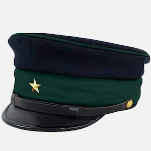 M1886 Japanese Empire Meiji Era Visor Cap – Medical Enlisted Replica Hat, Second Type Military Uniform Collectible, All Sizes Available