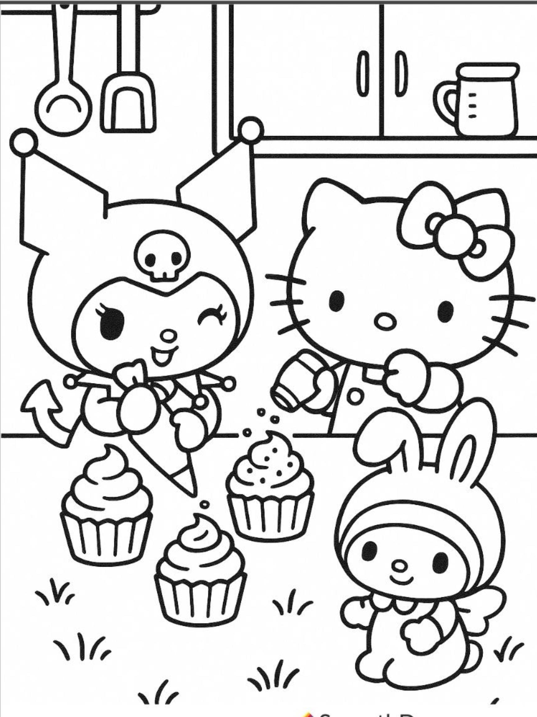 Kitty Color Book Kitty Coloring Book - Etsy