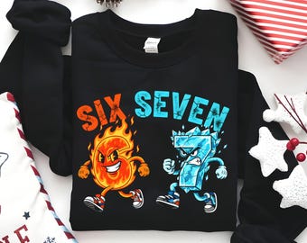 Six Seven 67 Brainrot, Funny Meme PNG, Teen Boys Humor, Kids Joke Design, Number Meme Art, Youth Graphic, Printable Craft, Graphic Six Seven