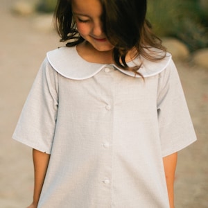 INSTANT DOWNLOAD Madeline Dress & Shirt Size 12/18 to Size 10 PDF Sewing Pattern and Tutorial image 1