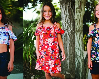 INSTANT DOWNLOAD Piper Dress & Shirt Sewing Pattern and Tutorial