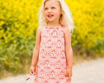 Chloe Drawstring Top Dress (Sizes 6/9 months to 6) PDF Sewing & Tutorial