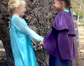 INSTANT DOWNLOAD- Snow Sisters Princess Pattern (Sizes 2 to 10) PDF Sewing Pattern and Tutorial