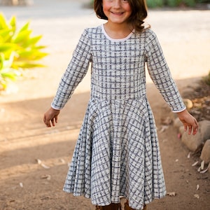 INSTANT DOWNLOAD Estelle Dress Sizes 12/18 months to 10 PDF Pattern and Tutorial image 1