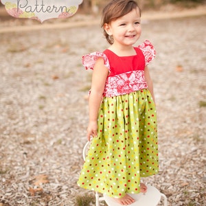 INSTANT DOWNLOAD Melody Dress sizes 3 Mos to Size 6 PDF Sewing Pattern ...