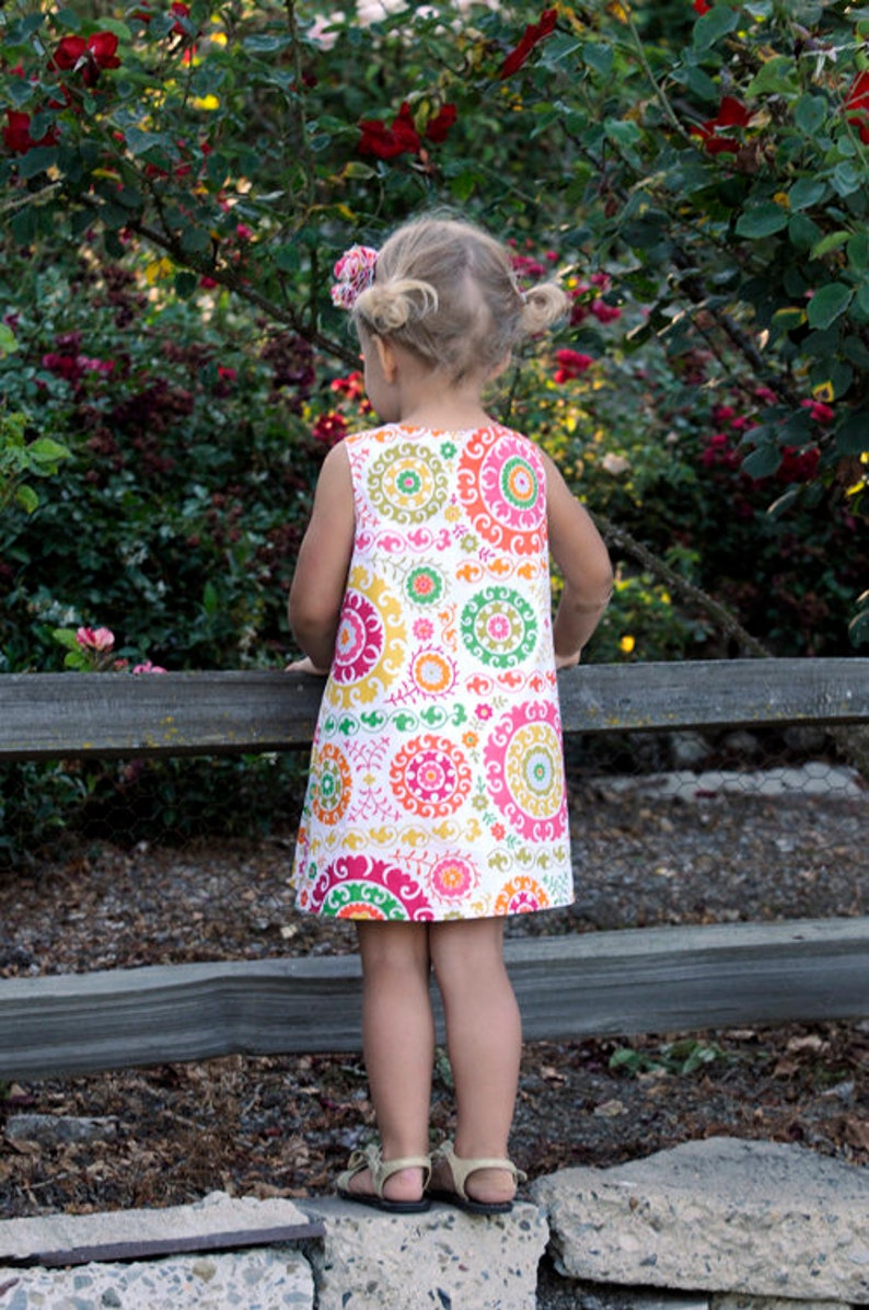 INSTANT DOWNLOAD Harper Reversible Dress Sizes 6/12 months to 6 PDF Sewing Pattern and Tutorial image 2