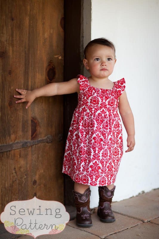 INSTANT DOWNLOAD- Tatum Dress (Size 12/18 months to Size 10) PDF Sewi…