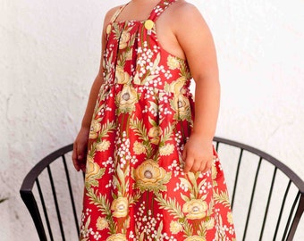 INSTANT DOWNLOAD- Elizabeth Pleated Dress (Sizes 6/9M to 6) PDF Sewing Pattern and Tutorial