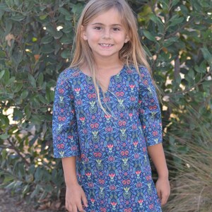 INSTANT DOWNLOAD Sophia Tunic Dress Sizes 12/18 months to 10 PDF Sewing Pattern and Tutorial image 3
