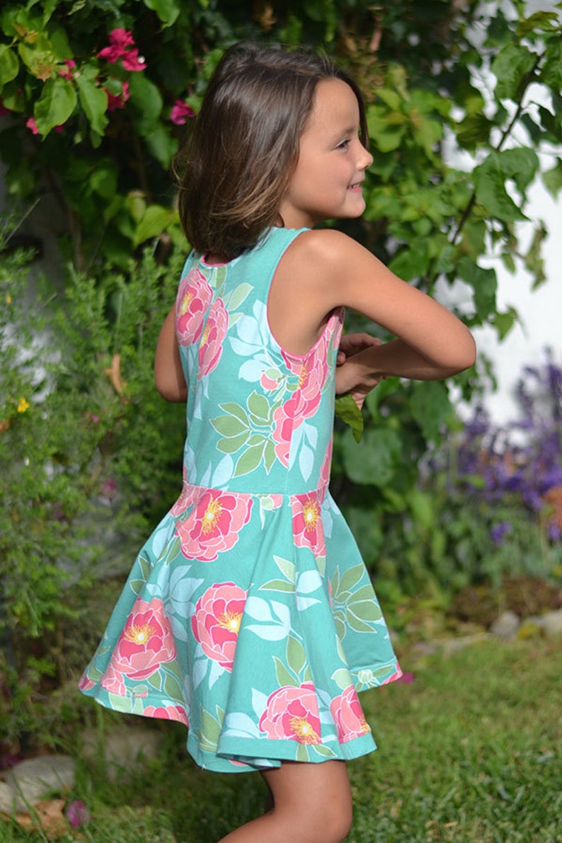 INSTANT DOWNLOAD Juliet Dress Sizes 12/18M to Size 10 PDF Sewing Pattern and Tutorial image 3