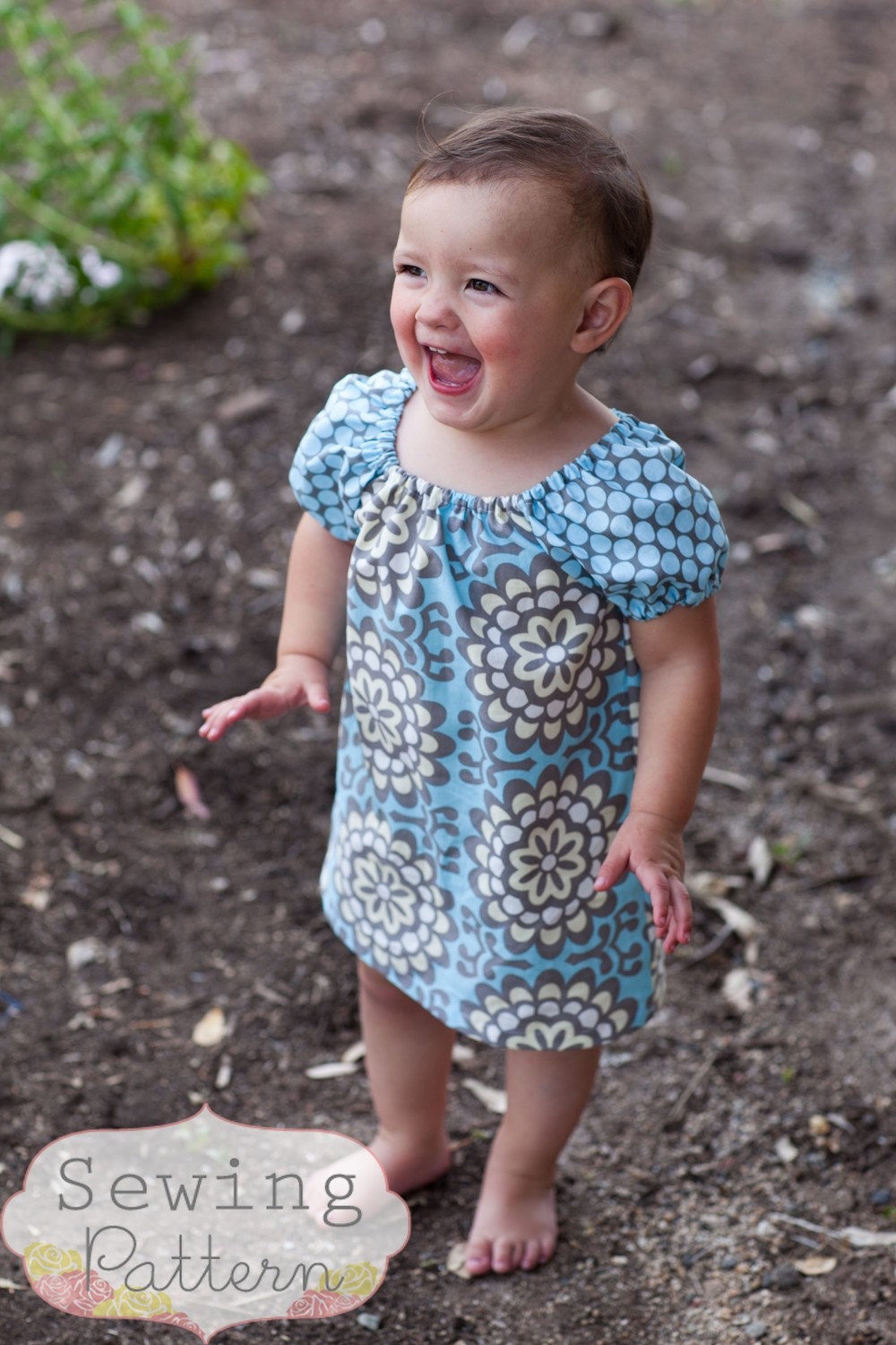 INSTANT DOWNLOAD- Janey Dress (Size 6/12 months to Size 10) PDF Sewin…