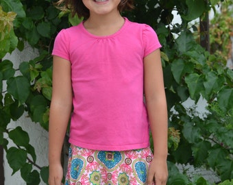 INSTANT DOWNLOAD- Super Simple Skirt (Sizes 6/12 months to 6) PDF Sewing Pattern and Tutorial