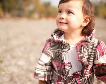 INSTANT DOWNLOAD- Lainey Jacket (Sizes 12/18 months to Size 7) PDF Sewing Pattern and Tutorial