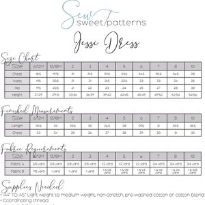 INSTANT DOWNLOAD Jessi Dress Sizes 6/12 months to 10 PDF Sewing Pattern and Tutorial image 5