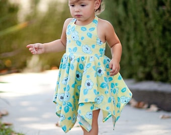 INSTANT DOWNLOAD- Willow Dress (Size 12/18 mos to Size 6) PDF Sewing Pattern and Tutorial