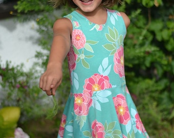 INSTANT DOWNLOAD- Juliet Dress (Sizes 12/18M to Size 10) PDF Sewing Pattern and Tutorial