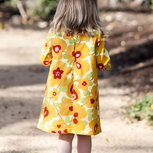 INSTANT DOWNLOAD Sophia Tunic Dress Sizes 12/18 months to 10 PDF Sewing Pattern and Tutorial image 2