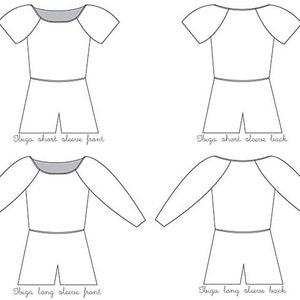 INSTANT DOWNLOAD Ibiza Romper Sizes 9/12 months to 12 PDF Sewing Pattern and Tutorial image 4