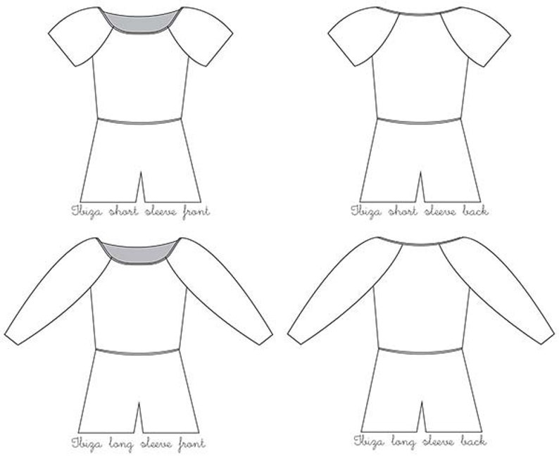 INSTANT DOWNLOAD Ibiza Romper Sizes 9/12 months to 12 PDF Sewing Pattern and Tutorial image 4