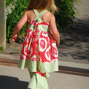 INSTANT DOWNLOAD Knot Dress Sizes 6/12 months to Size 6 PDF Sewing Pattern and Tutorial image 2