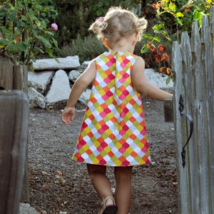 INSTANT DOWNLOAD Harper Reversible Dress Sizes 6/12 months to 6 PDF Sewing Pattern and Tutorial image 4