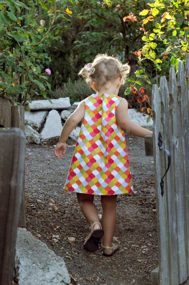 INSTANT DOWNLOAD Harper Reversible Dress Sizes 6/12 months to 6 PDF Sewing Pattern and Tutorial image 4