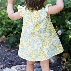 INSTANT DOWNLOAD Elsie Dress Size 6/9 months to size 10 PDF Sewing Pattern and Tutorial image 4