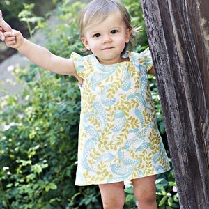 INSTANT DOWNLOAD Elsie Dress Size 6/9 months to size 10 PDF Sewing Pattern and Tutorial image 3