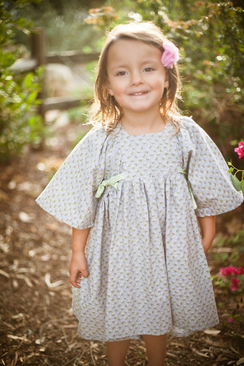 INSTANT DOWNLOAD Brooklyn Dress Sizes 12/18 months to 10 PDF Sewing Pattern and Tutorial image 3