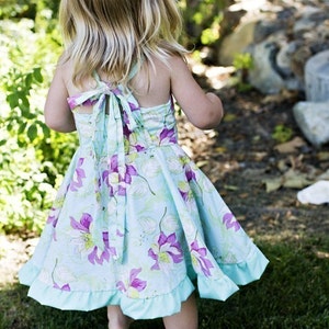 INSTANT DOWNLOAD The Twirly Dress Size 1 to 10 PDF Sewing Pattern and Tutorial image 2