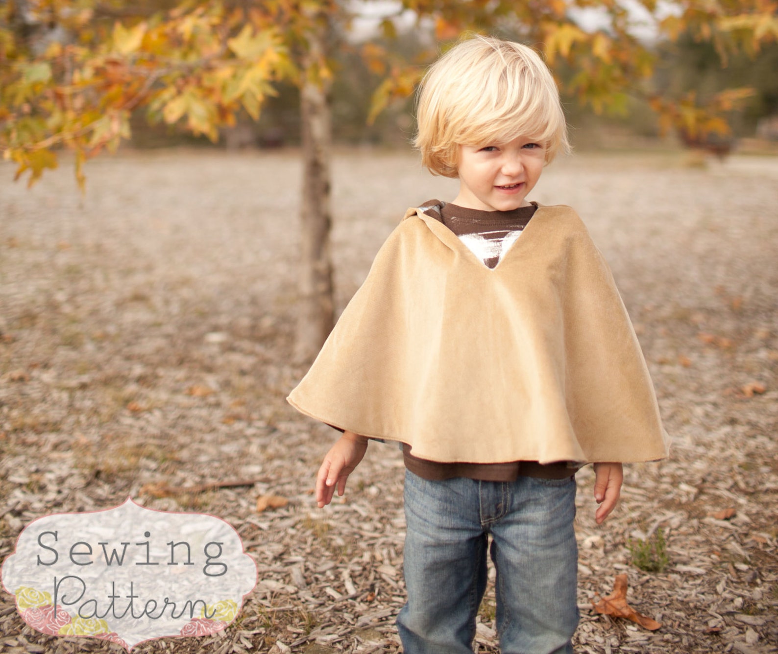 INSTANT DOWNLOAD The Poncho Size 12/18 months to Size 6 PDF Etsy