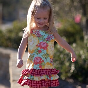 INSTANT DOWNLOAD Hayden Dress Sizes 6 months to 6 Sewing PDF Pattern and Tutorial image 2