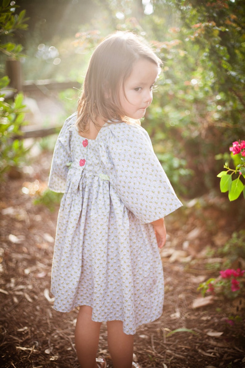 INSTANT DOWNLOAD Brooklyn Dress Sizes 12/18 months to 10 PDF Sewing Pattern and Tutorial image 4