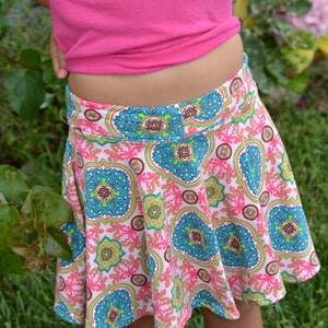 INSTANT DOWNLOAD Super Simple Skirt Sizes 6/12 months to 6 PDF Sewing Pattern and Tutorial image 2