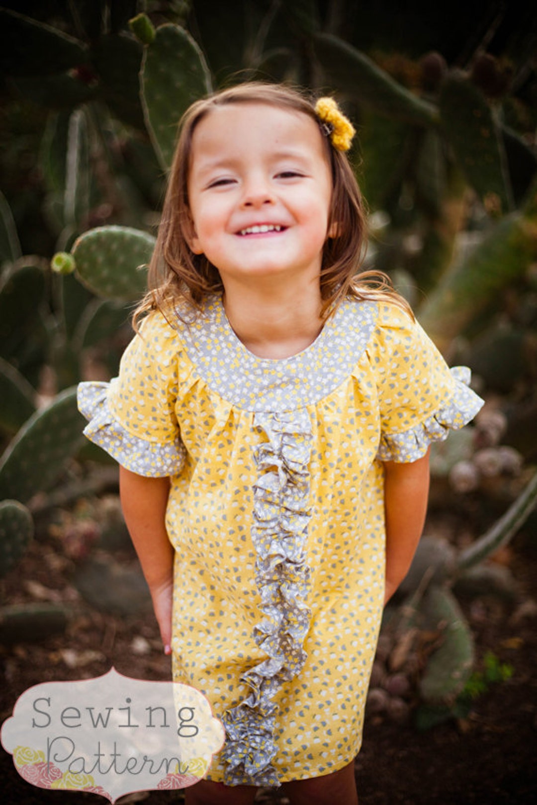 INSTANT DOWNLOAD Bailey Dress sizes 12/18 Months to Size 8 PDF Sewing